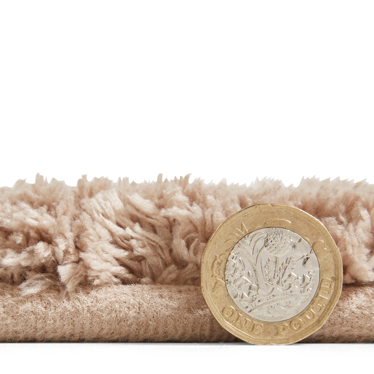 Mackenzie Washable Shaggy Rug Beige from Roseland Furniture