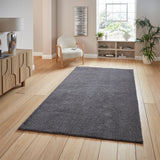 Mackenzie Washable Shaggy Rug Grey from Roseland Furniture