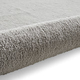 Mackenzie Washable Shaggy Rug Silver from Roseland Furniture