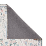 Emmie Classic Floral Print Rug Beige Blue from Roseland Furniture