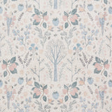 Emmie Classic Floral Print Rug Beige Blue from Roseland Furniture
