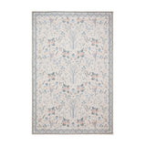 Emmie Classic Floral Print Rug Beige Blue from Roseland Furniture