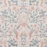 Rosa Classic Floral Print Rug Beige Blue from Roseland Furniture