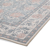Aubrie Classic Floral Print Rug Beige Blue from Roseland Furniture