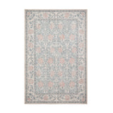 Aubrie Classic Floral Print Rug Beige Blue from Roseland Furniture