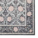 Aubrie Classic Floral Print Rug Dark Blue from Roseland Furniture