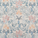 Mila Classic Floral Print Rug Beige Blue from Roseland Furniture