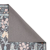 Mila Classic Floral Print Rug Dark Blue from Roseland Furniture