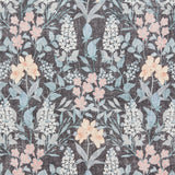 Mila Classic Floral Print Rug Dark Blue from Roseland Furniture