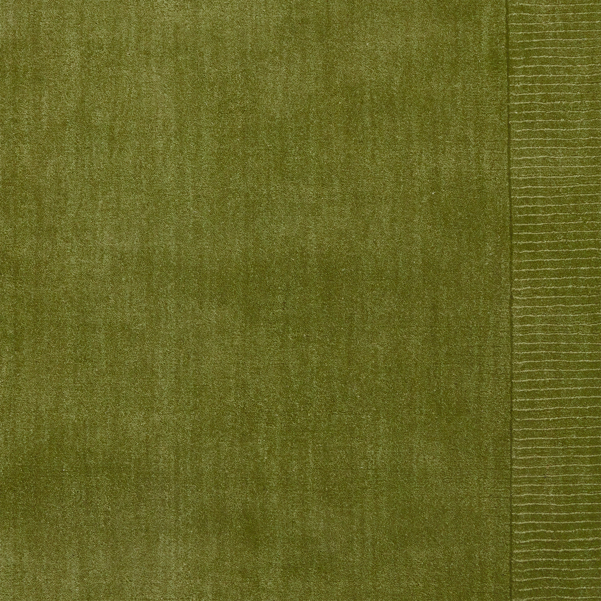 Lauder Plain Wool Border Rug Green from Roseland Furniture