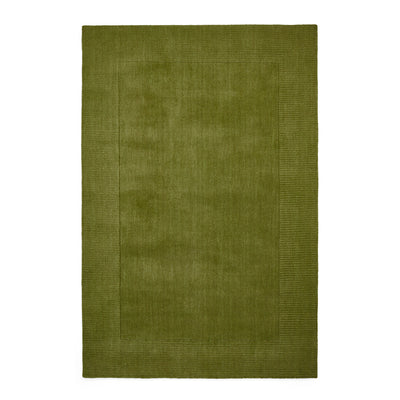 Lauder Plain Wool Border Rug