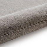 Lauder Plain Wool Border Rug Grey from Roseland Furniture