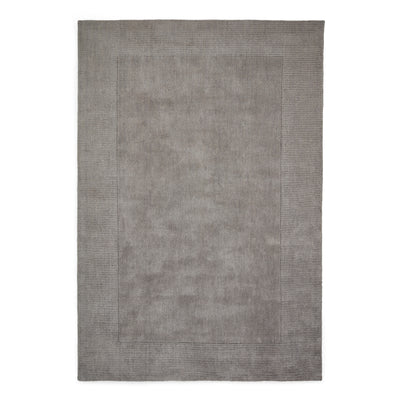 Lauder Plain Wool Border Rug
