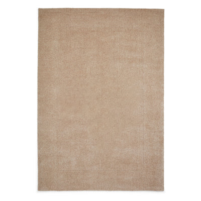 Lauder Plain Wool Border Rug