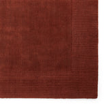 Lauder Plain Wool Border Rug Red from Roseland Furniture