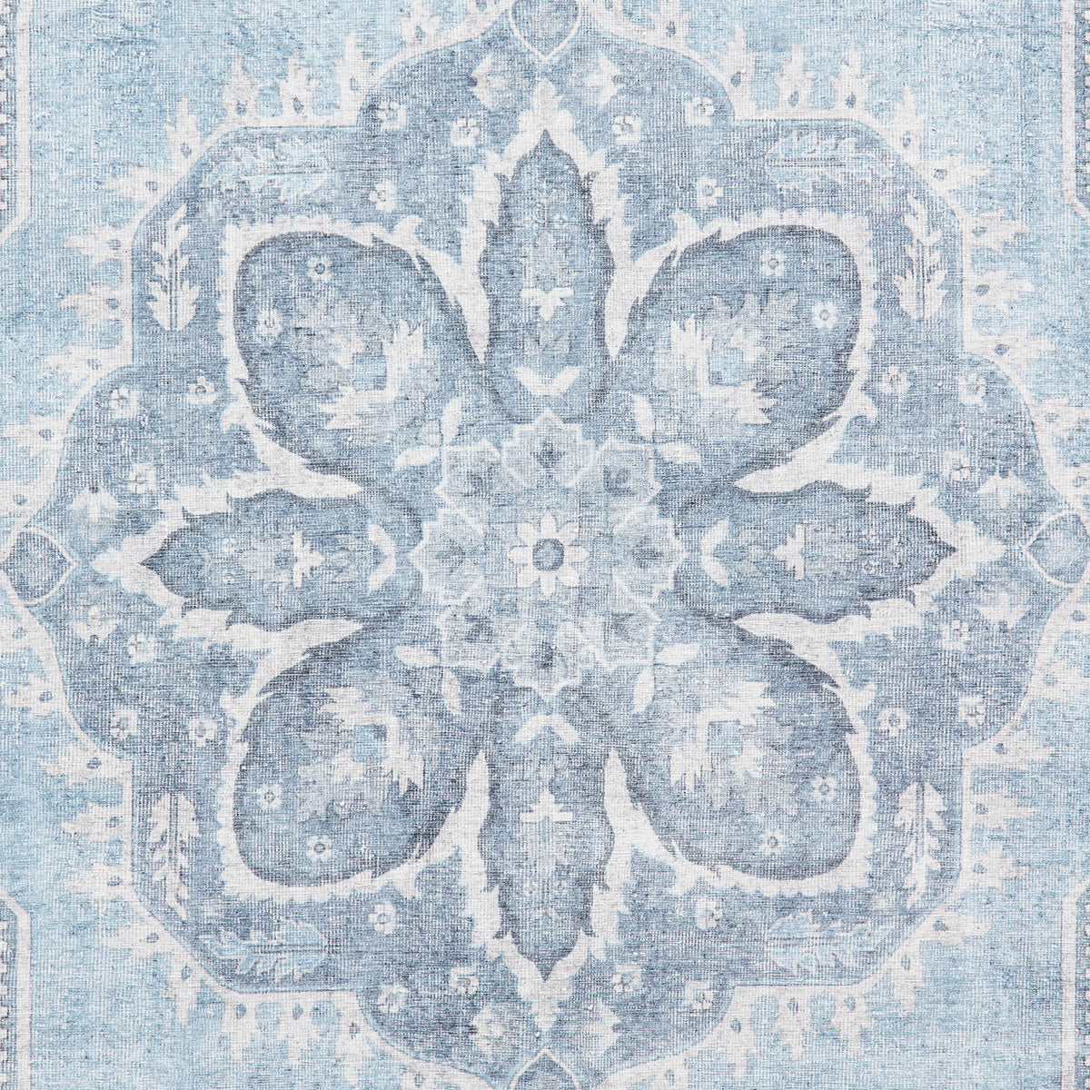 Madison Washable Vintage Inspired Rug Blue from Roseland Furniture