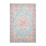 Madison Washable Vintage Inspired Rug Blue Beige from Roseland Furniture