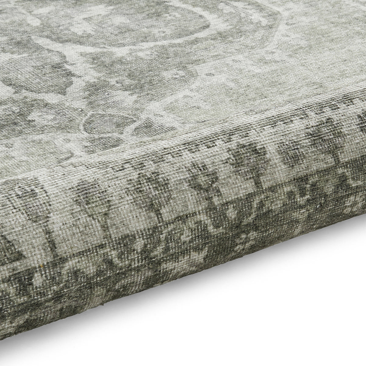 Madison Washable Vintage Inspired Rug Green from Roseland Furniture