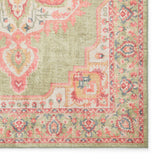Madison Washable Vintage Inspired Rug Green Pink from Roseland Furniture