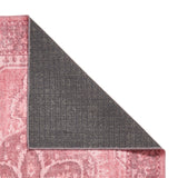 Madison Washable Vintage Inspired Rug Pink from Roseland Furniture