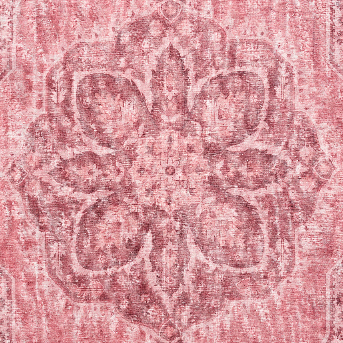 Madison Washable Vintage Inspired Rug Pink from Roseland Furniture
