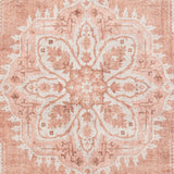Madison Washable Vintage Inspired Rug Terracotta from Roseland Furniture