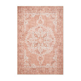 Madison Washable Vintage Inspired Rug Terracotta from Roseland Furniture