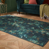 Clarke Clarke Congo Jungle Washable Rug from Roseland Furniture