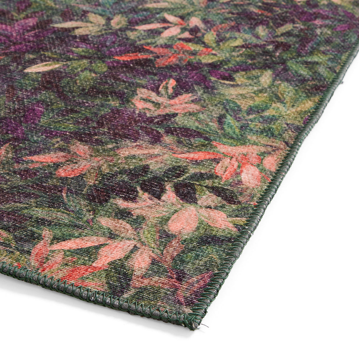 Clarke Clarke Congo Mulberry Washable Rug from Roseland Furniture