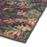 Clarke Clarke Congo Mulberry Washable Rug from Roseland Furniture
