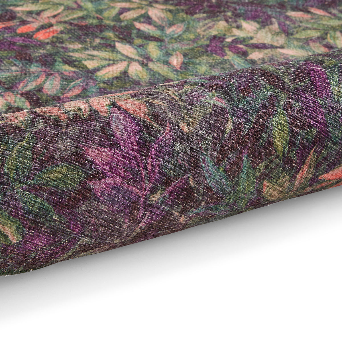 Clarke Clarke Congo Mulberry Washable Rug from Roseland Furniture