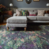 Clarke Clarke Congo Mulberry Washable Rug from Roseland Furniture