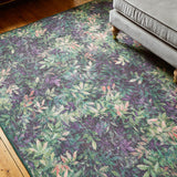 Clarke Clarke Congo Mulberry Washable Rug from Roseland Furniture
