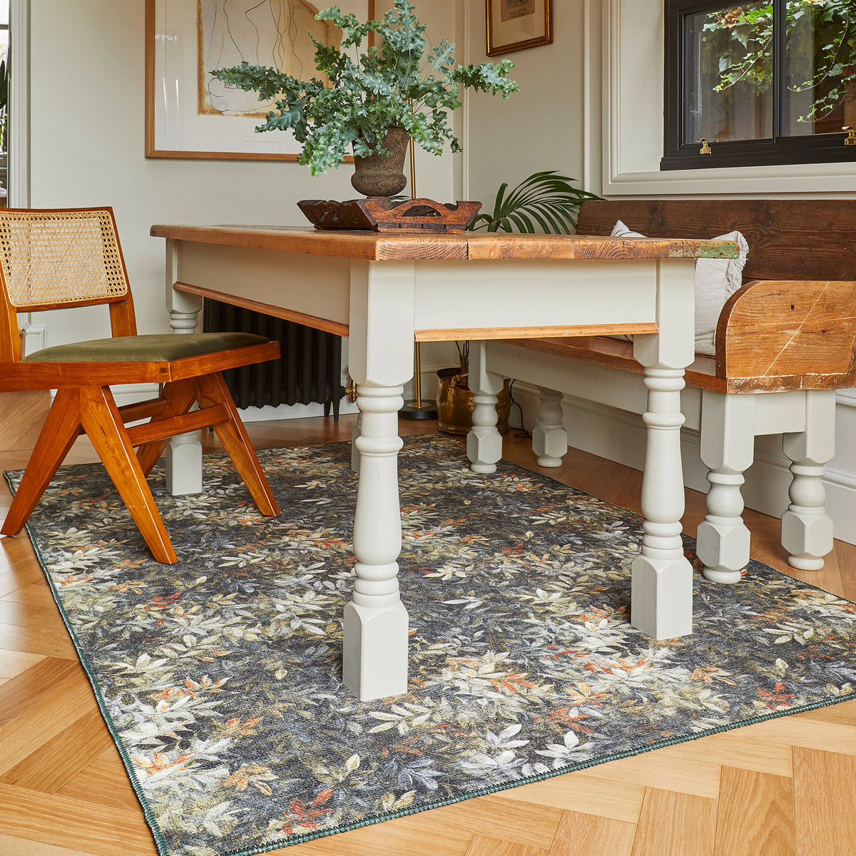 Clarke Clarke Congo Salt Pepper Washable Rug from Roseland Furniture