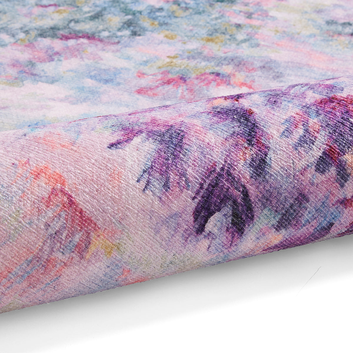 Clarke Clarke Fiore Heather Washable Rug from Roseland Furniture