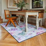 Clarke Clarke Fiore Heather Washable Rug from Roseland Furniture