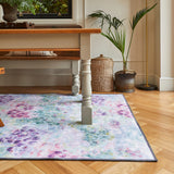 Clarke Clarke Fiore Heather Washable Rug from Roseland Furniture