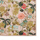 Clarke Clarke Passiflora Blush Washable Rug from Roseland Furniture
