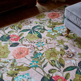 Clarke Clarke Passiflora Blush Washable Rug from Roseland Furniture