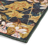 Clarke Clarke Passiflora Forest Washable Rug from Roseland Furniture