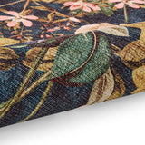 Clarke Clarke Passiflora Forest Washable Rug from Roseland Furniture