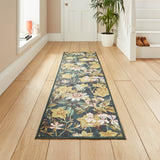 Clarke Clarke Passiflora Forest Washable Runner from Roseland Furniture