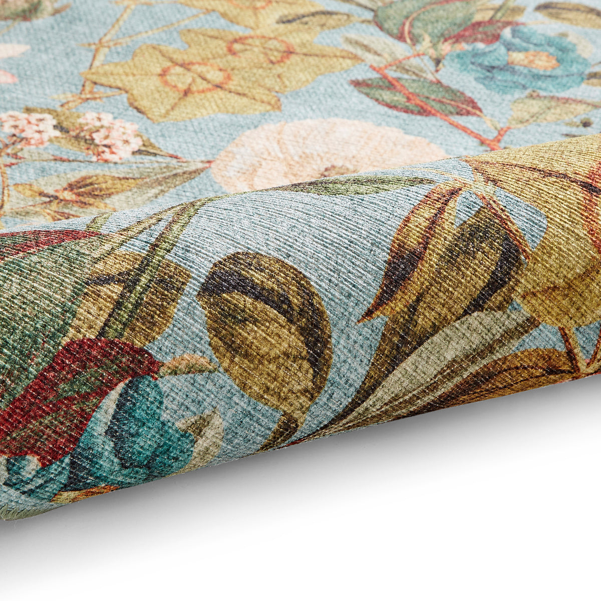 Clarke Clarke Passiflora Mineral Washable Rug from Roseland Furniture