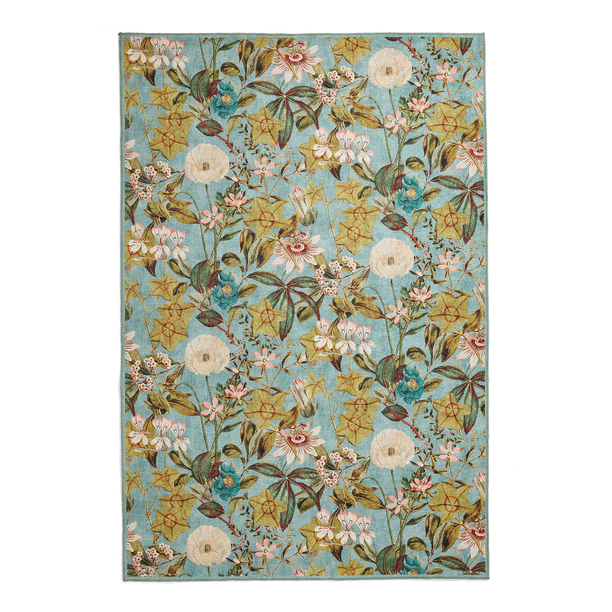 Clarke Clarke Passiflora Mineral Washable Rug from Roseland Furniture