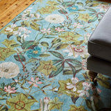 Clarke Clarke Passiflora Mineral Washable Rug from Roseland Furniture