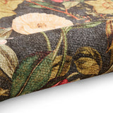 Clarke Clarke Passiflora Noir Washable Rug from Roseland Furniture