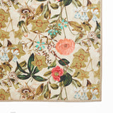 Clarke Clarke Passiflora Peaches Cream Washable Rug from Roseland Furniture