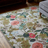 Clarke Clarke Passiflora Peaches Cream Washable Rug from Roseland Furniture