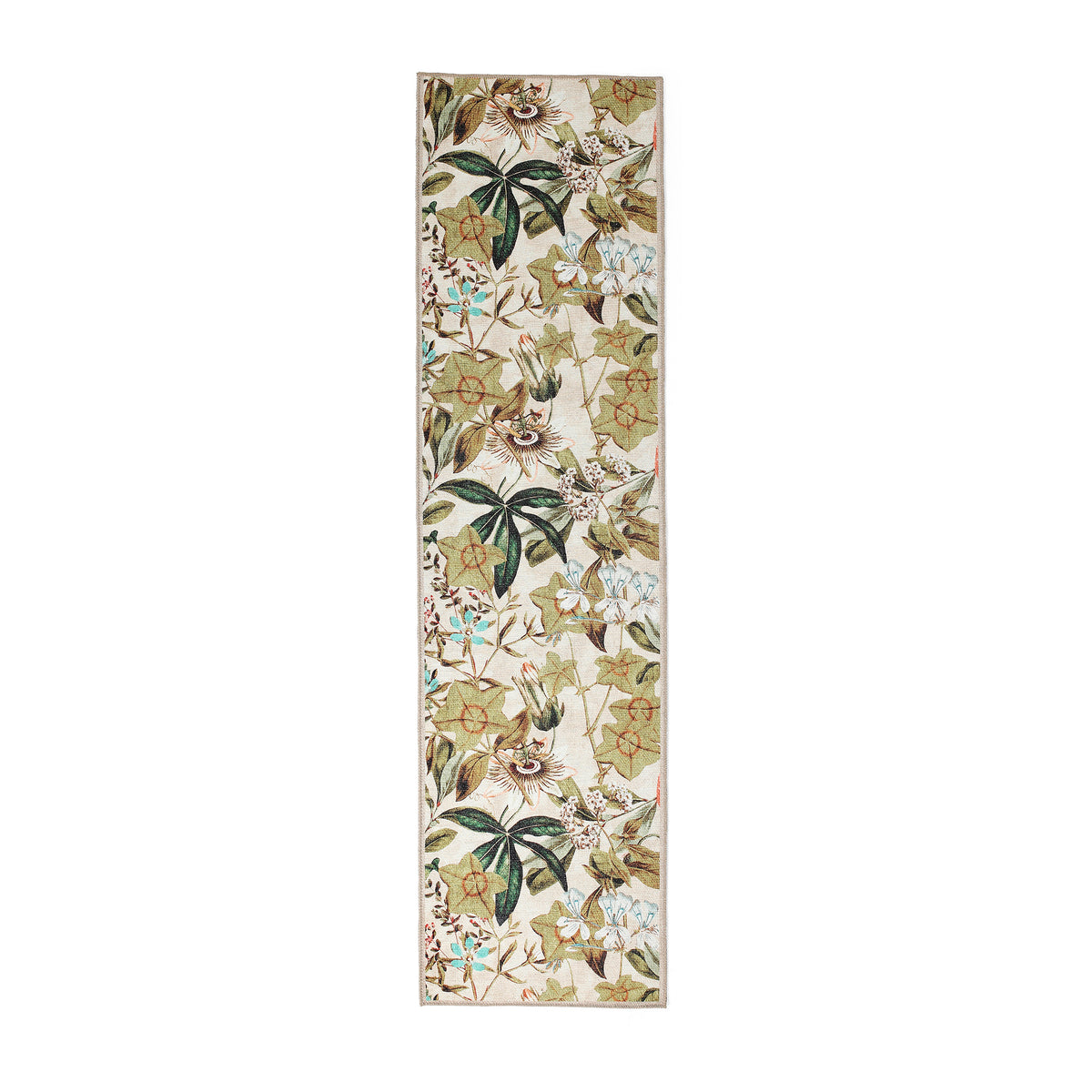 Clarke Clarke Passiflora Peaches Cream Washable Runner from Roseland Furniture