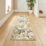 Clarke Clarke Passiflora Peaches Cream Washable Runner from Roseland Furniture